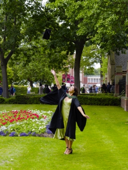 Maddie throws her hat (we will get a light background!)